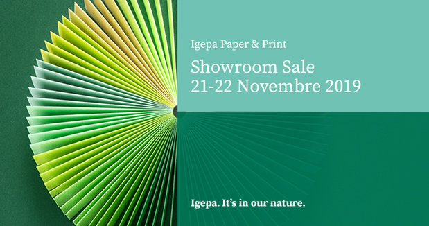 Igepa maakt zich klaar voor haar showroom sale op 21-22 november 2019!