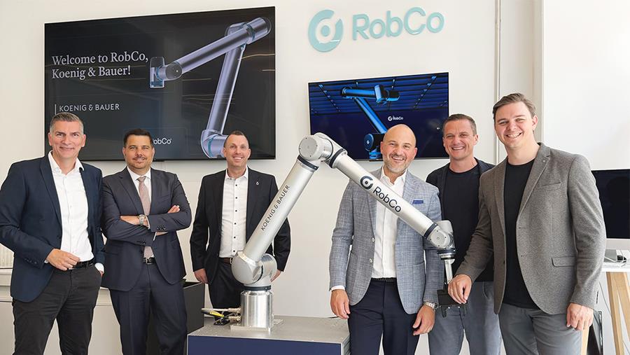 Koenig & Bauer et RobCo concluent un partenariat stratégique
